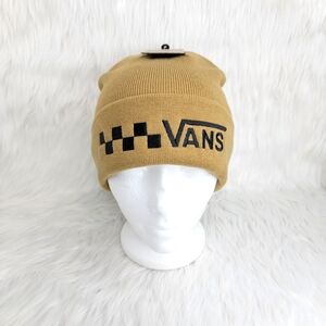 VANS Checker Logo Graphic Cuffed Beanie.